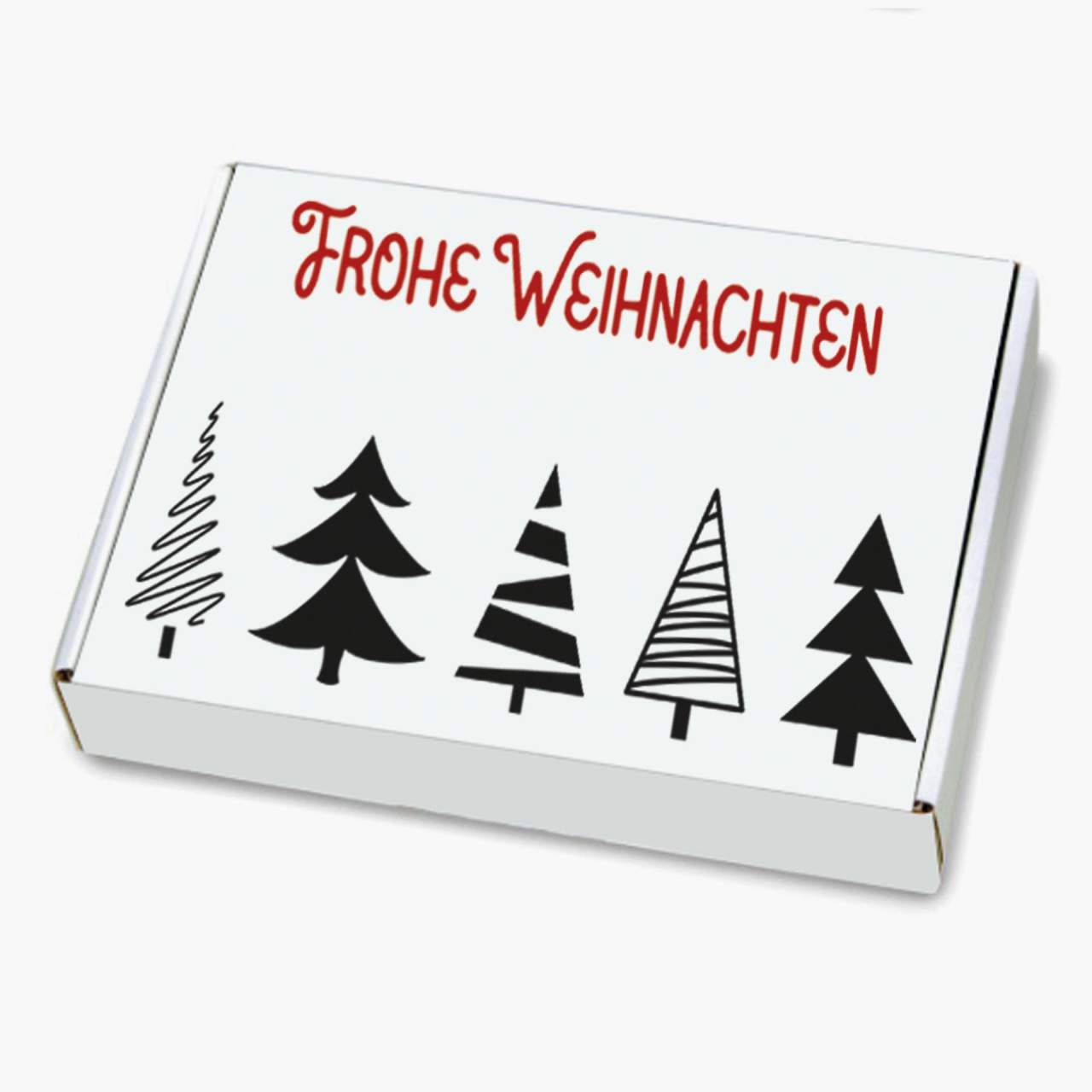 WIHEDÜ Weihnachtskarton - Tannenbaumallee (250 x 174 x 50 mm)