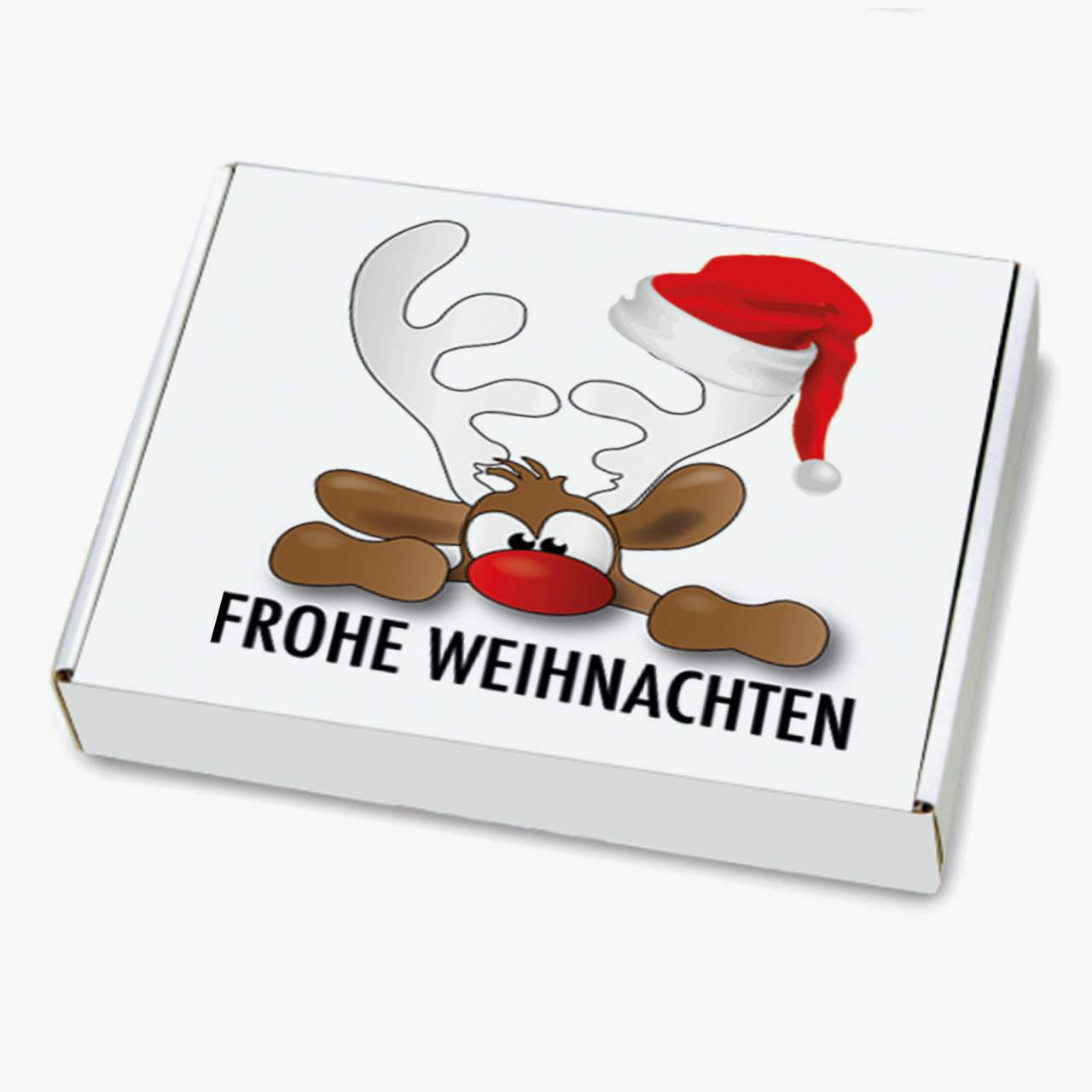 WIHEDÜ Weihnachtskarton - Rudolph, der Elch (350 x 250 x 50 mm)