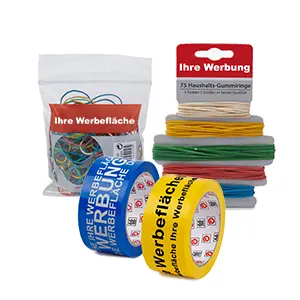 Willy Heckmann GmbH & Co. Sonderanfertigung Klebeband und Gummringe Ihre Werbefläche