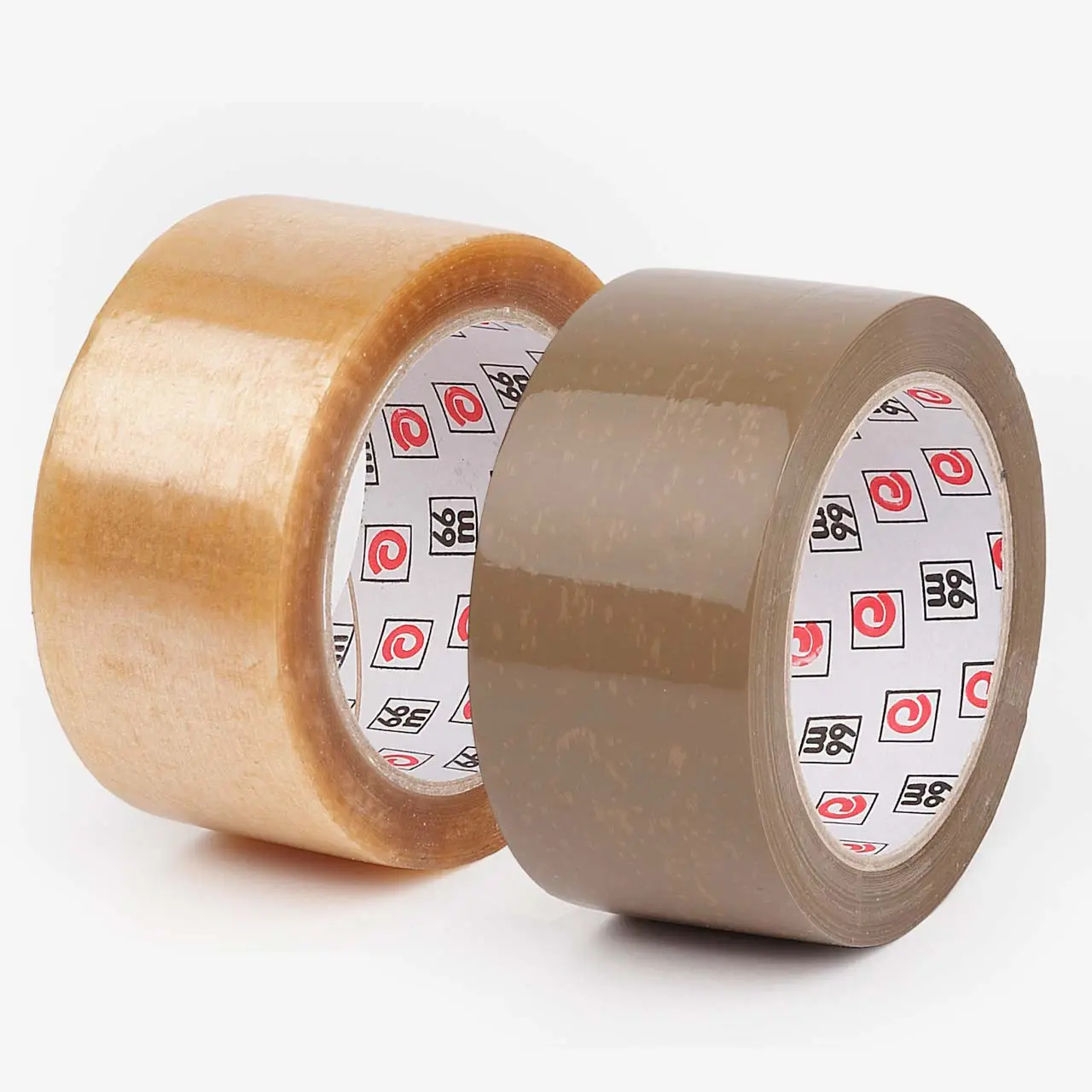 Transparentes leise ablaufendes PP-Klebeband mit Naturkautschukkleber Art. 400.100 400.099