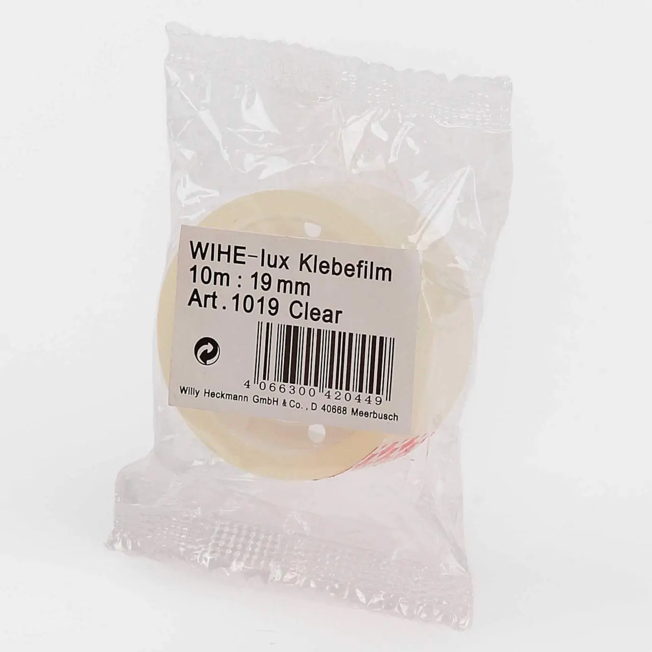 WIHE-lux Klebefilm transparent in Bonbonaufmachung Art. 420044