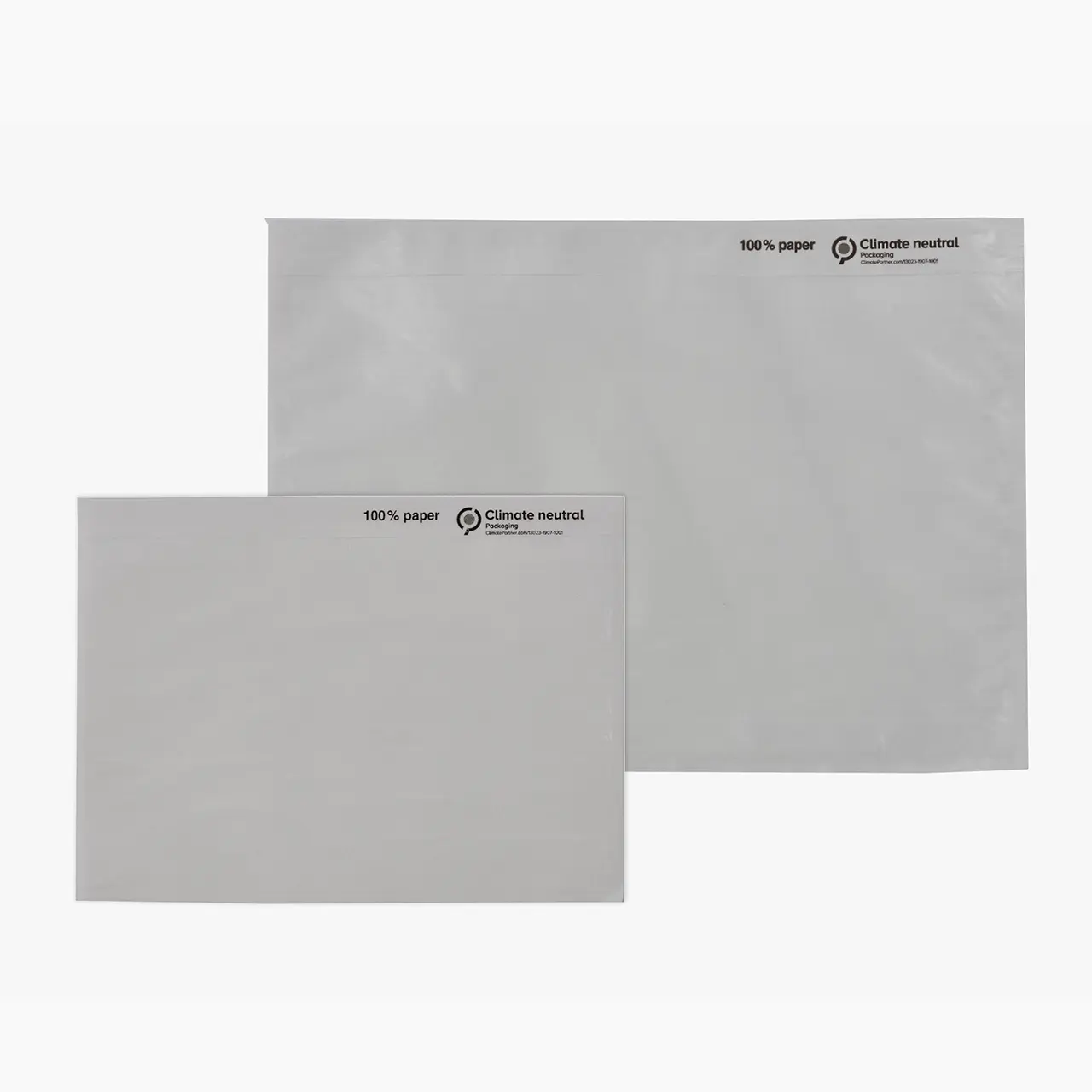 Begleitpapiertaschen Pergamin transparent
