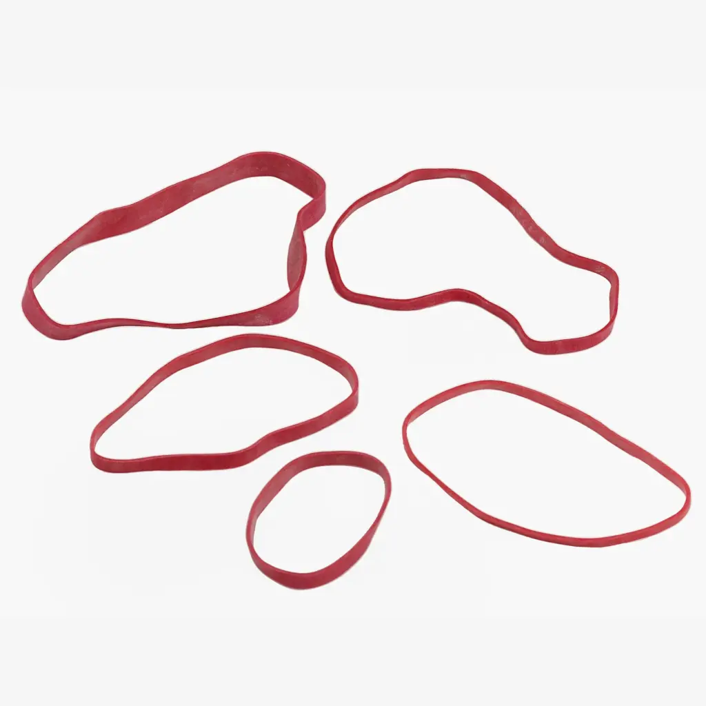 Gummibänder rot Naturkautschuk
