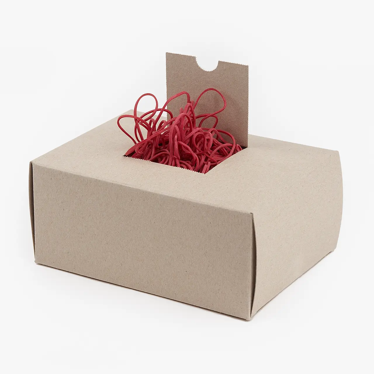 Gummiringe im Karton