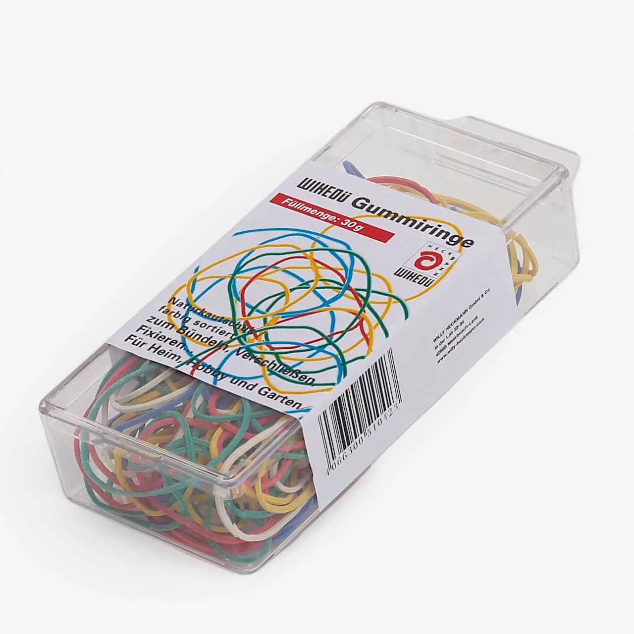 Gummiringe in Box bunt gemischt WIHEDÜ Art. 510042