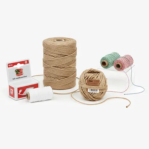 Kategorie Kordeln + Bindfaden