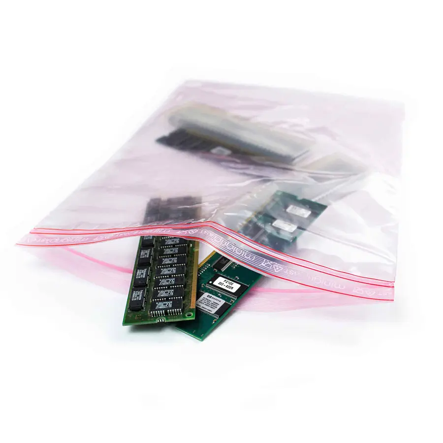 Minigrip Druckverschlussbeutel biobased antistatisch rosa