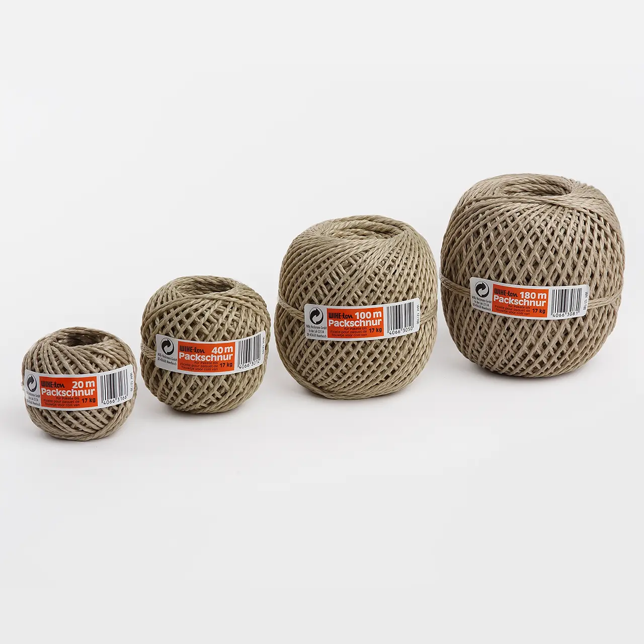 WIHE-lon Packschnur, hanffarbig orange